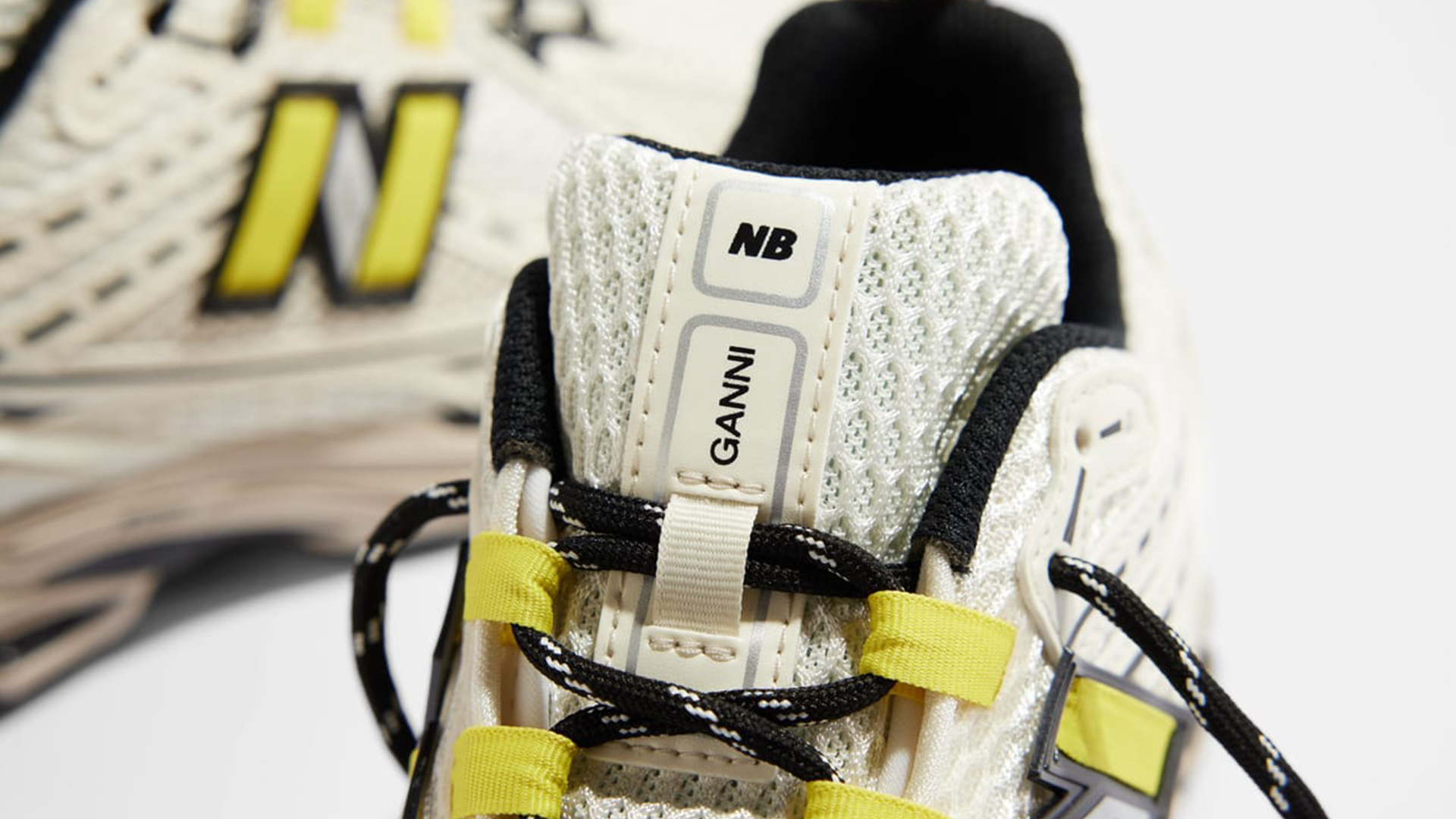 GANNI x New Balance 1906R White Yellow