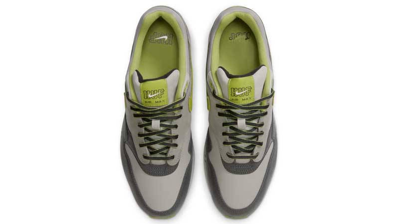HUF x Nike Air Max 1 Grey Green Middle