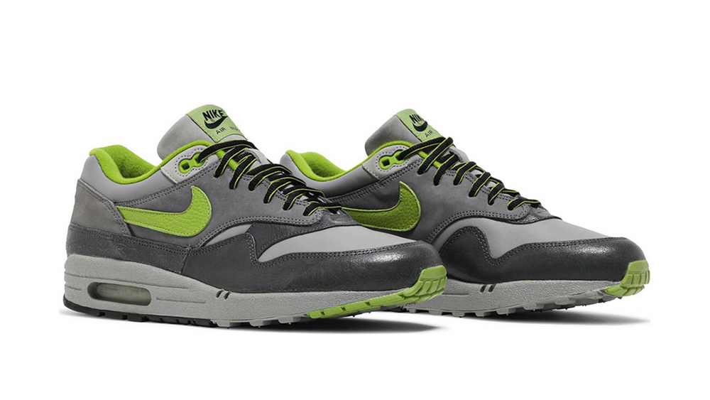 Image via GOAT HUF x Nike Air Max 1 Grey Green