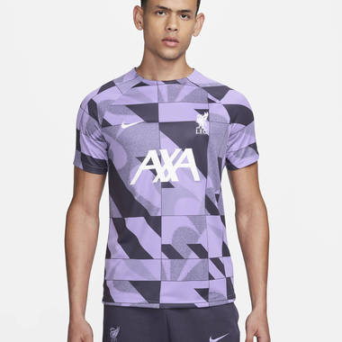 liverpool fc academy pro third nike dri fit football pre match top space purple feature w380 h380