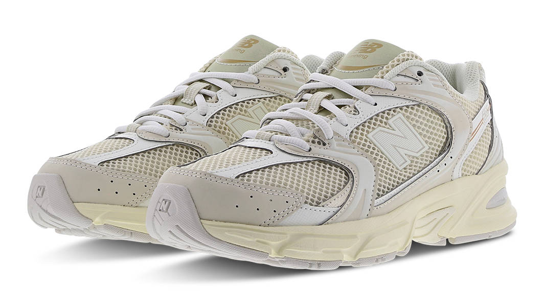 New Balance 530 White Grey Beige Side