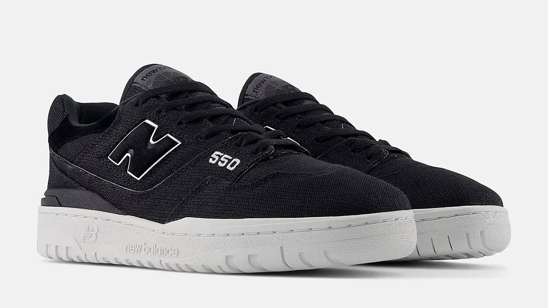 New Balance 550 Black Hemp