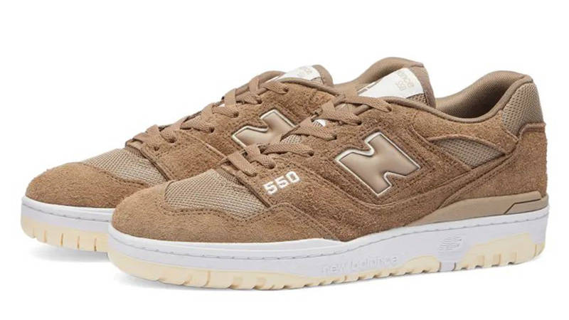 New Balance 550 Mushroom front