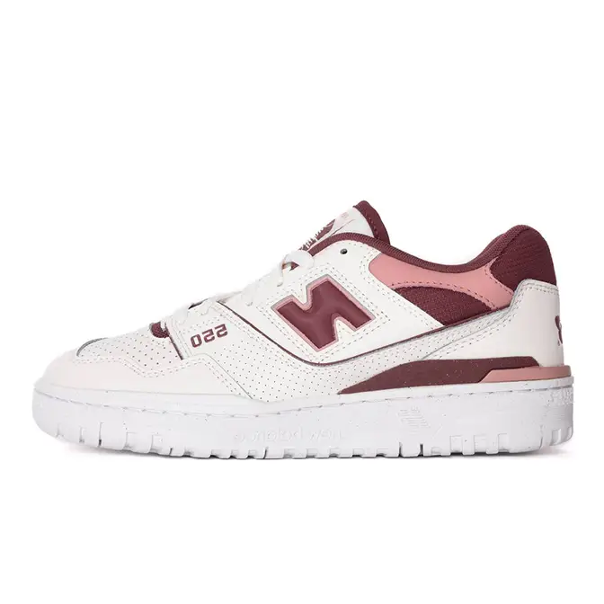 Size 12 - New Balance 550 white/maroon CLEAN! 195907818527