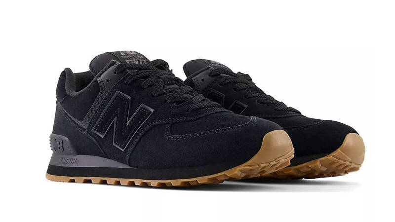 New Balance 574 Black Gum front