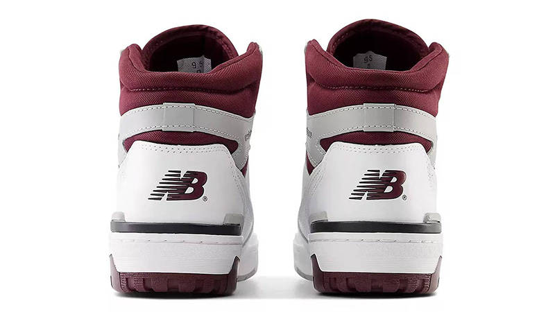 New Balance 650 Burgundy back
