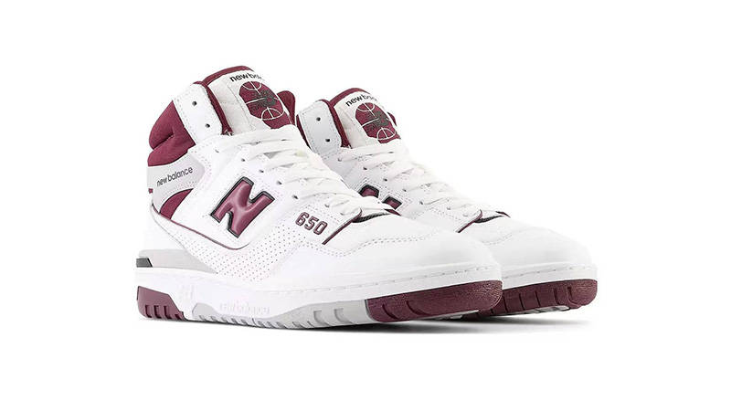 New Balance 650 Burgundy middle