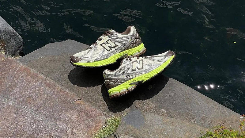 New Balance M1906 White Brown Neon