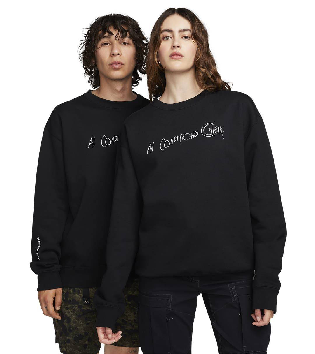 nike acg fleece crew sweatshirt