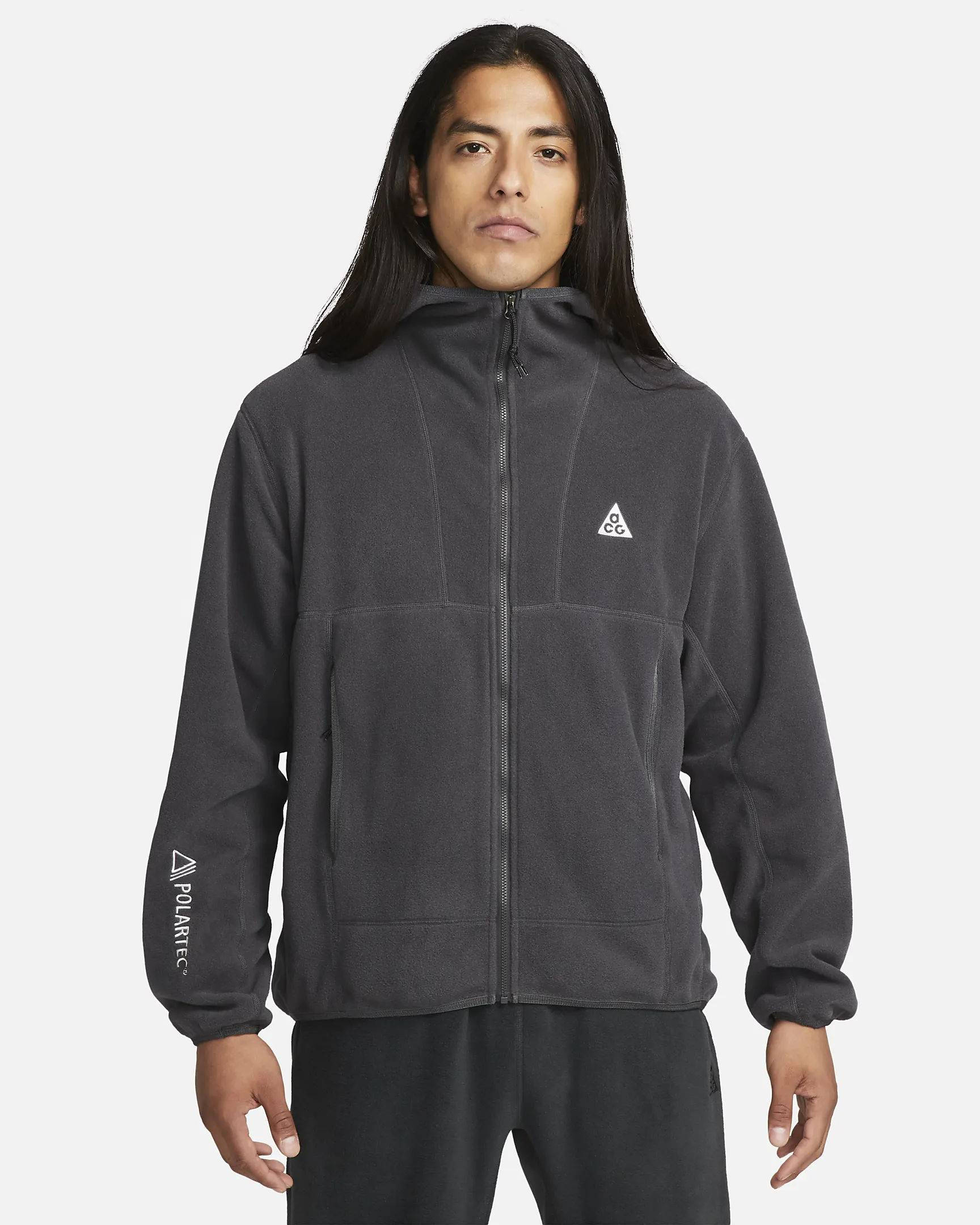 Nike ACG Wolf Tree Polartec® Full-Zip Top Anthracite Feature