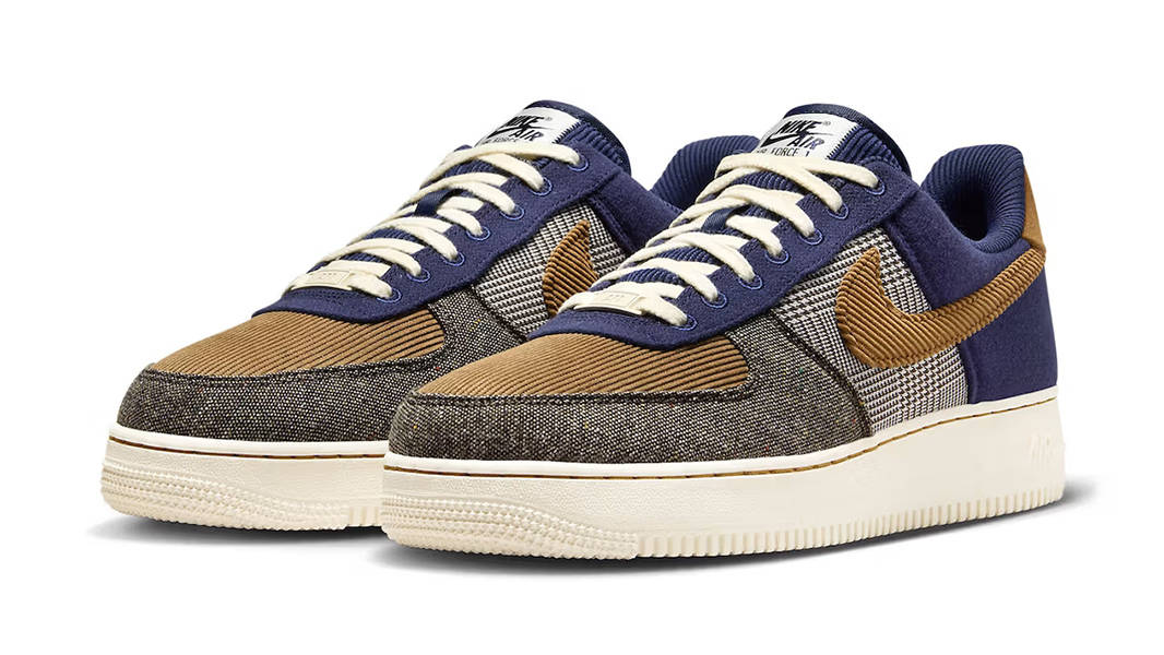 Nike Air Force 07 PRM Midnight Navy Brown Where To Buy