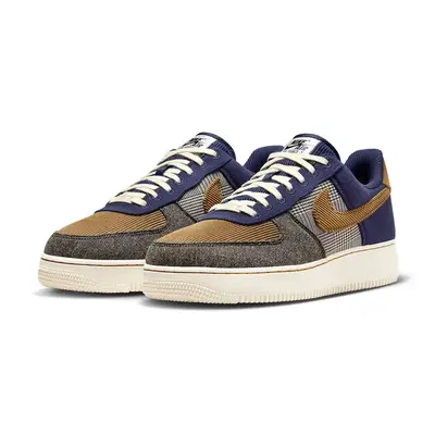 Nike Air Force 1 07 PRM Midnight Navy Brown | Where To Buy