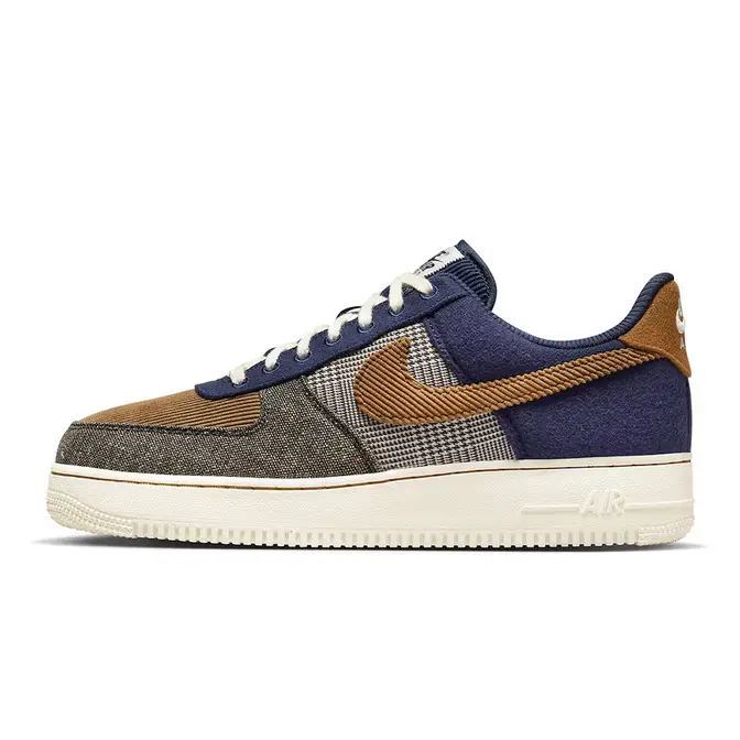 Nike Air Force 1 07 PRM Midnight Navy Brown | Where To Buy