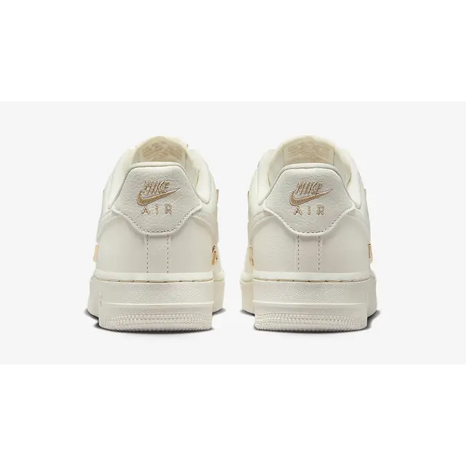 Nike Air Force 1 Low Sail Metallic Gold FV3654-111 Back