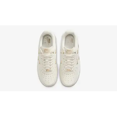 Nike Air Force 1 Low Sail Metallic Gold FV3654-111 Top