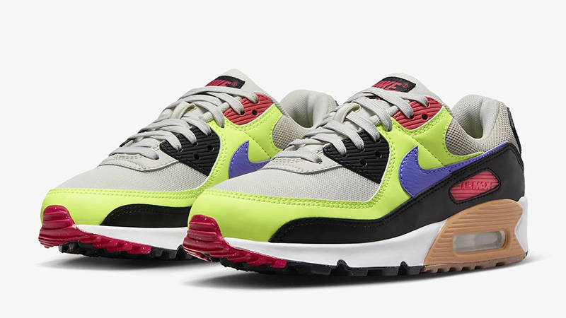Nike Air Max 90 Light Bone Volt Multi front