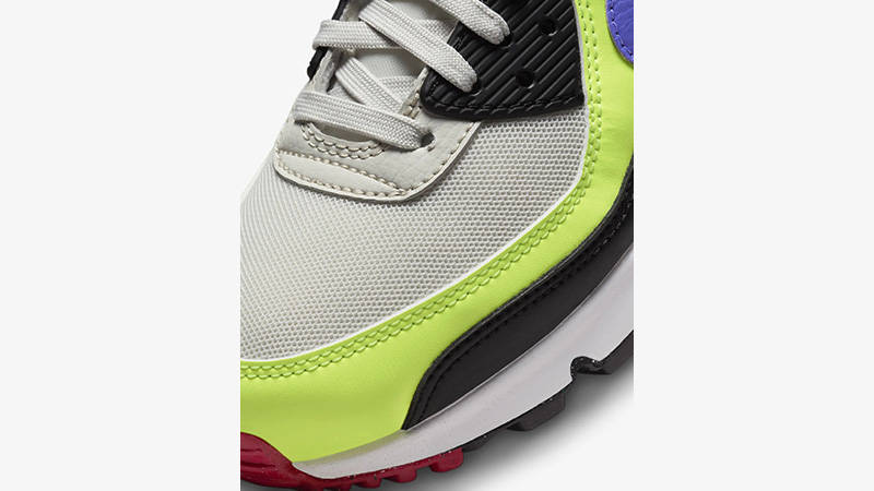 Nike Air Max 90 Light Bone Volt Multi toebox