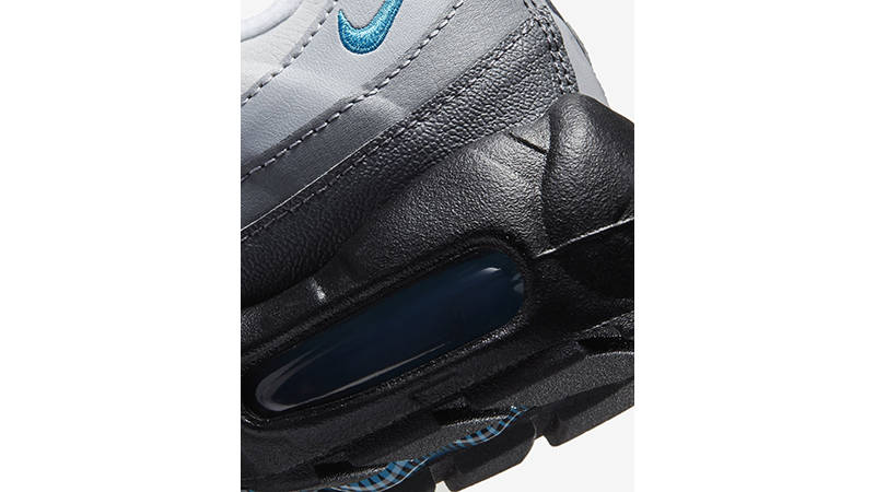 Nike Air Max 95 GS Recraft Grey Laser Blue heel