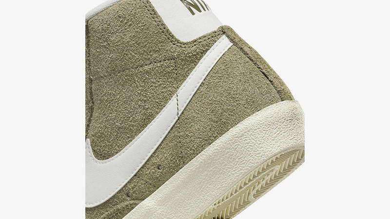 women's nike suede blazer mid vintage sneakers olive