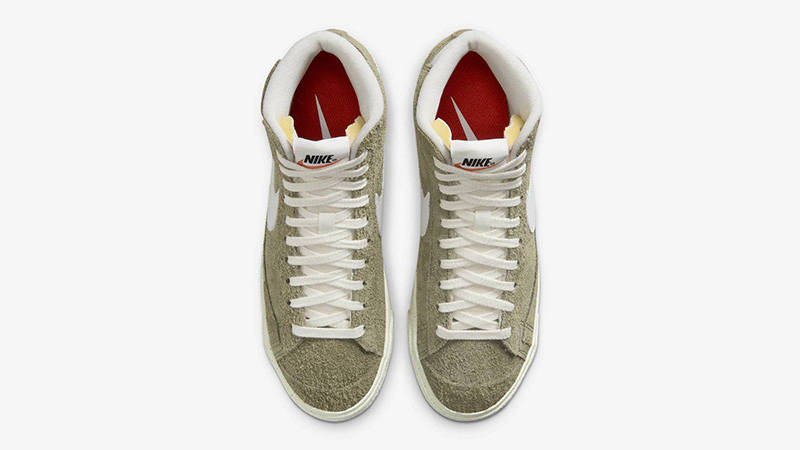 women's nike suede blazer mid vintage sneakers olive
