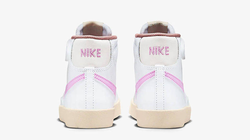 Nike Blazer Mid White Guava Ice Kids back