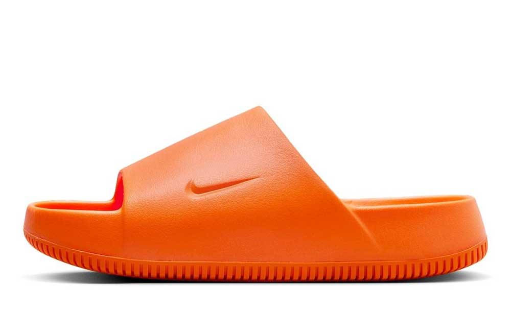 Orange sales nike slides