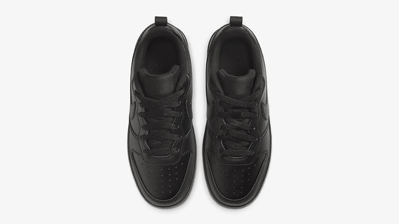 Nike Court Borough Low 2 GS Triple Black BQ5448-001 Top