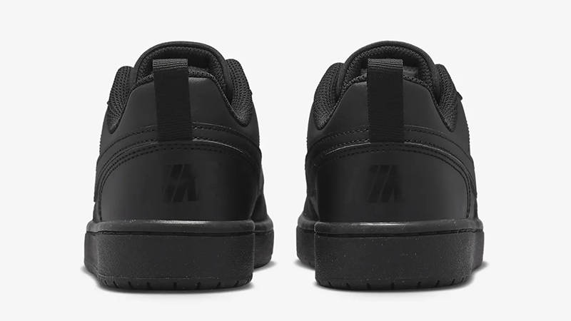 Nike Court Borough Low Recraft GS Triple Black DV5456-002 Back