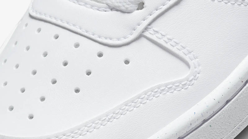 Nike Court Borough Low Recraft GS Triple White DV5456-106 Detail