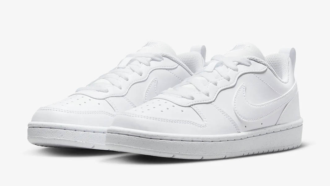 Nike Court Borough Low Recraft GS Triple White DV5456-106 Side