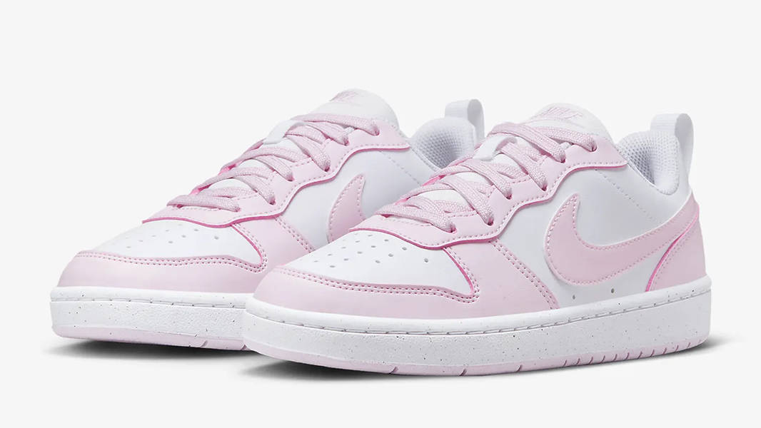 Nike Court Borough Low Recraft GS White Pink Foam DV5456-105 Side