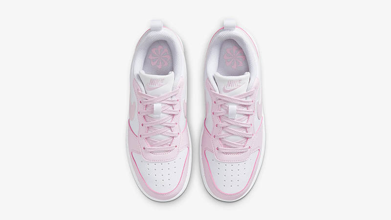 Nike Court Borough Low Recraft GS White Pink Foam DV5456-105 Top