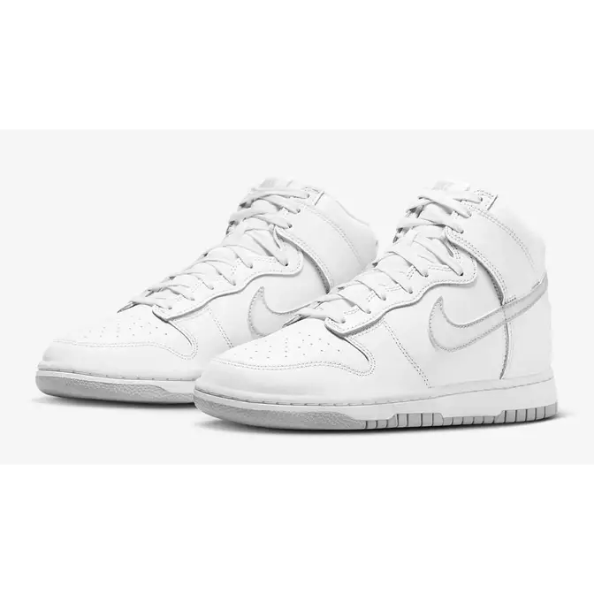 Nike Dunk High Airbrush Swoosh White Front
