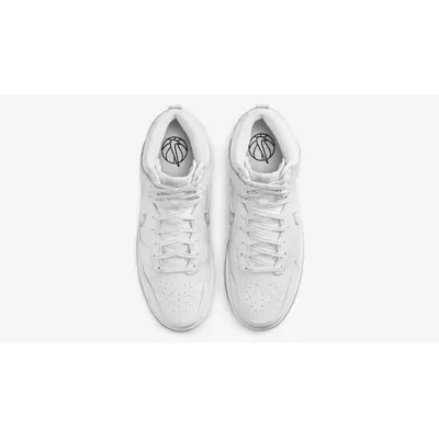 Nike Dunk High Airbrush Swoosh White Middle