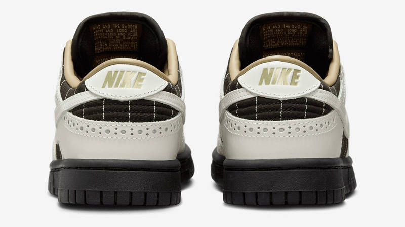 Nike Dunk Low Brogue Black Back