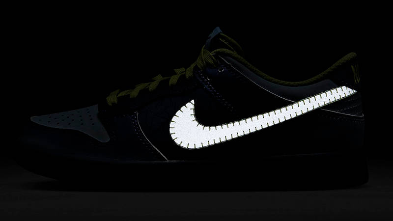 Nike Dunk Low GS Halloween Diffused Blue FQ8354-491 in dark