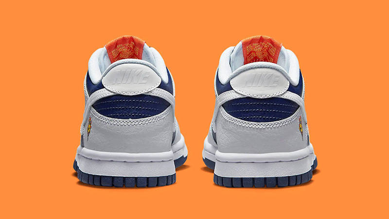Nike Dunk Low UV Reactive Photon Dust Midnight Navy GS back