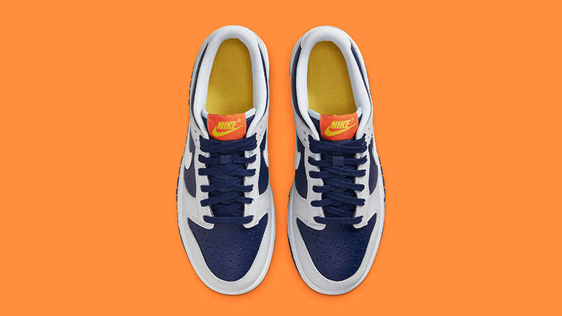 Nike Dunk Low UV Reactive Photon Dust Midnight Navy GS middle