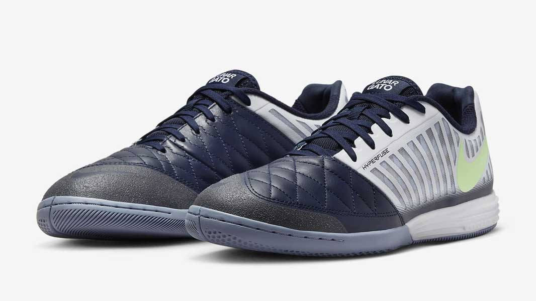 Nike Lunar Gato II IC White Blackened Blue | Where To Buy | 580456-174