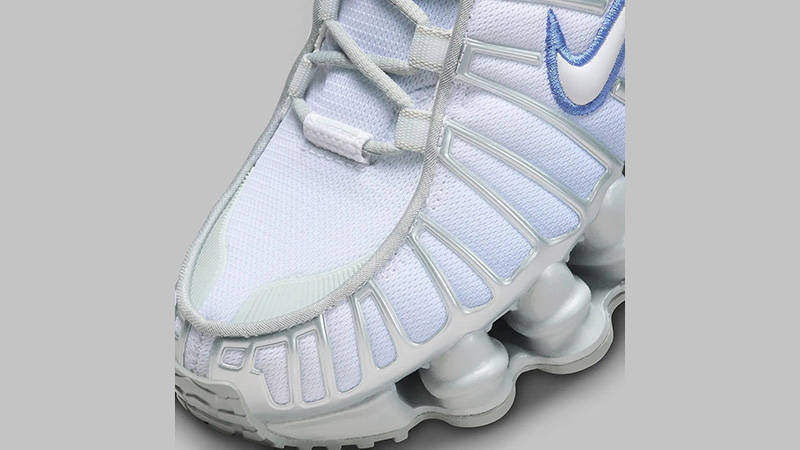 nike shox tl grey and blue