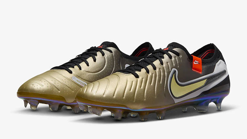 Nike Tiempo Legend 10 Elite Firm-Ground Football Boot Metallic Gold Silk FRONT