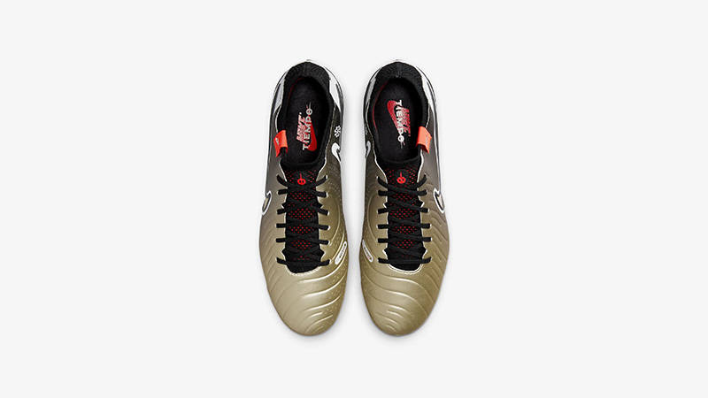 Nike Tiempo Legend 10 Elite Firm-Ground Football Boot Metallic Gold Silk middle