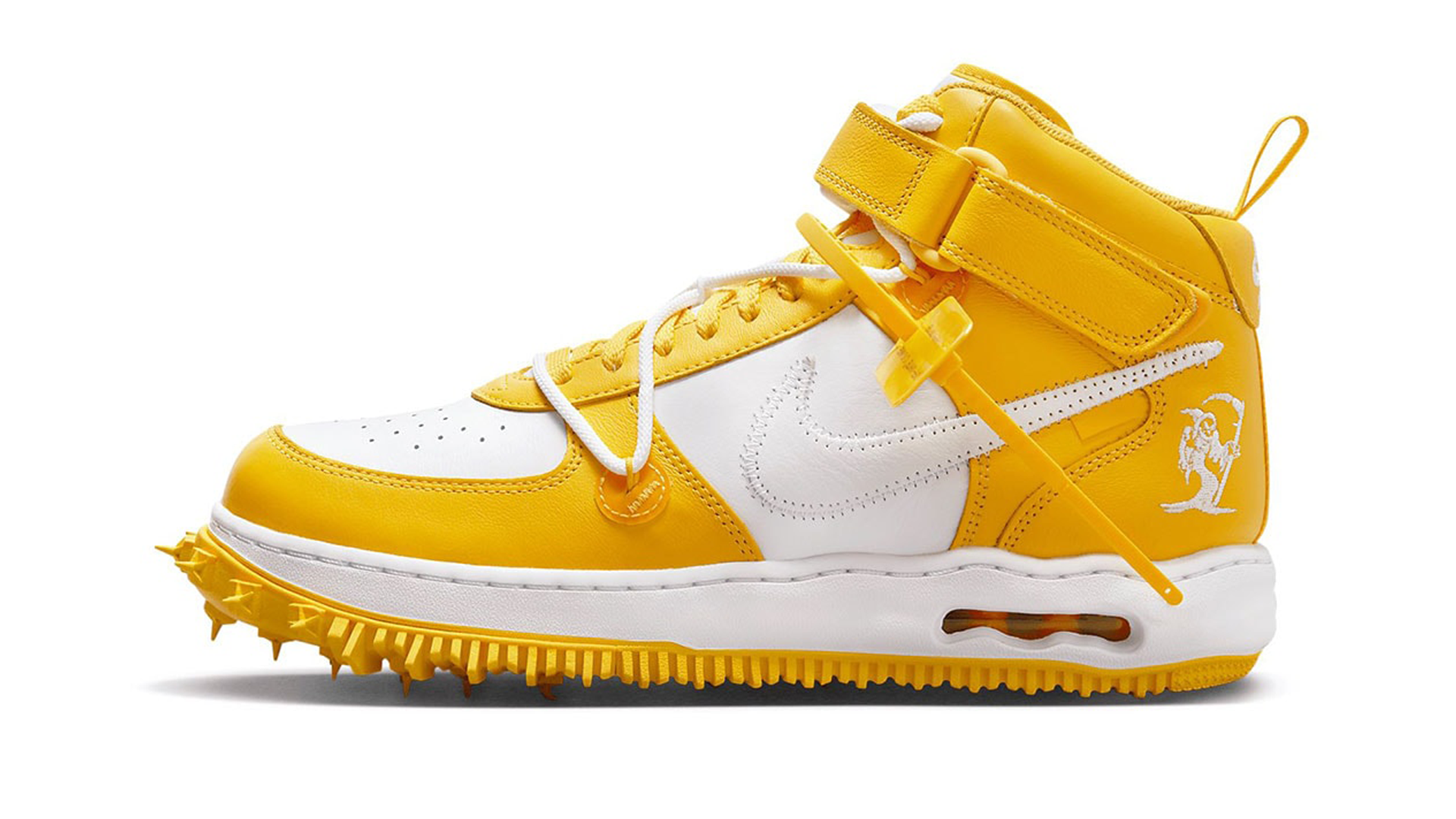 Off-White x Nike Air Force 1 Mid SP White Yellow
