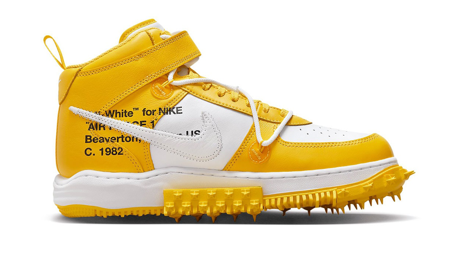 Off-White x Nike Air Force 1 Mid SP White Yellow
