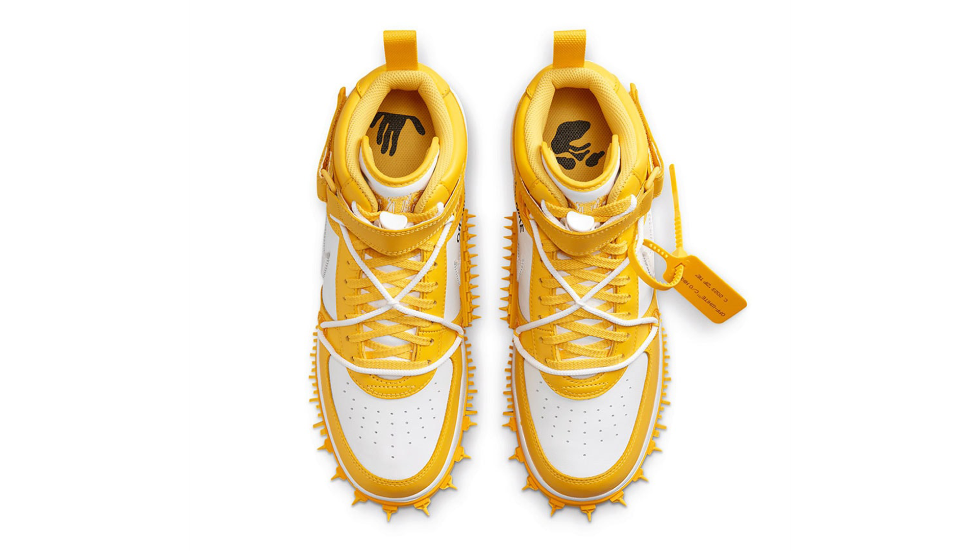 Off-White x Nike Air Force 1 Mid SP White Yellow