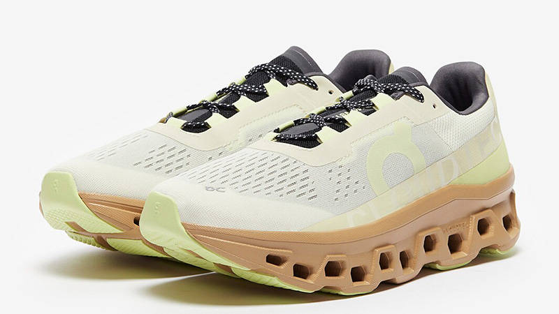 On Running Cloudmonster Cream Dune front