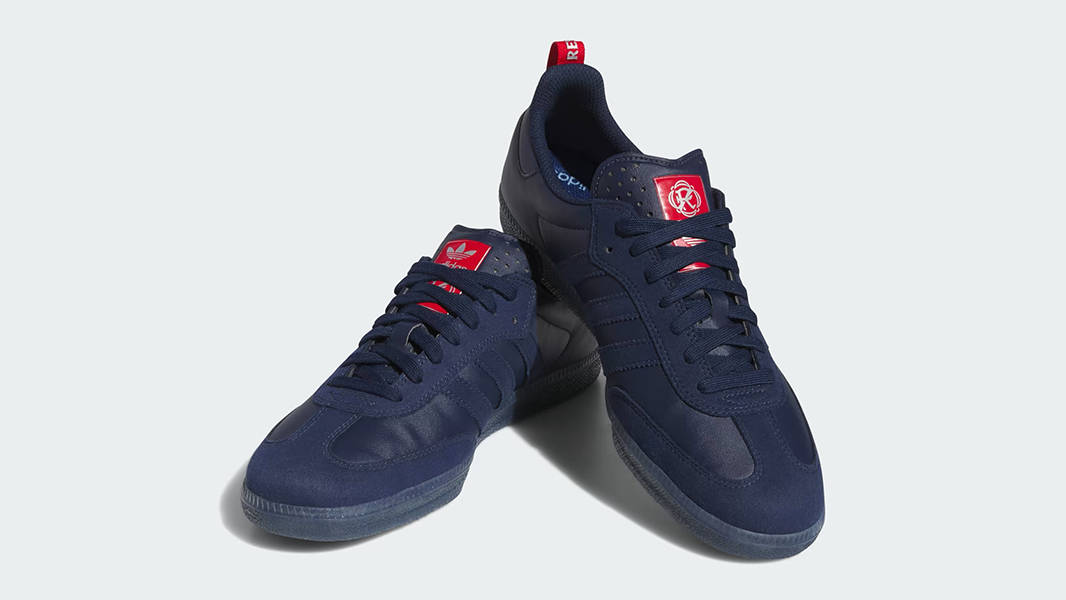 Orchard x New England Revolution x adidas Samba ADV Night Indigo IG7925 Front