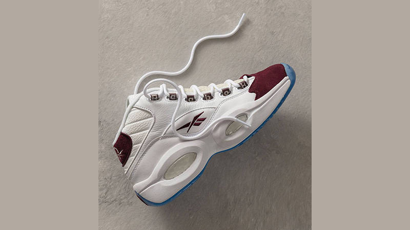 Packer x Reebok Question Mid Burgundy side