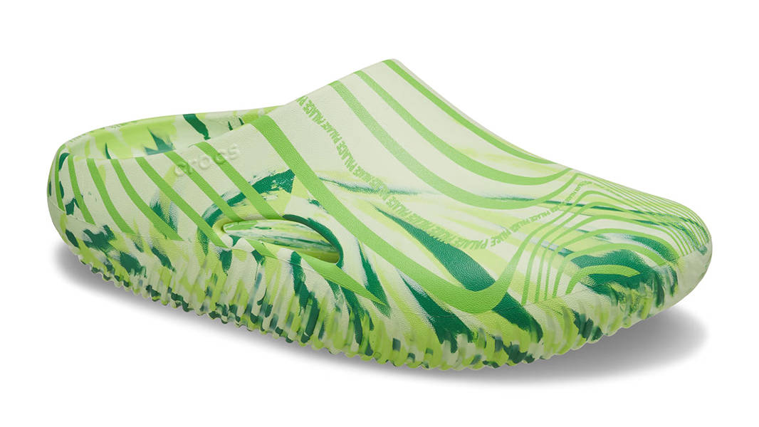 Palace Skateboards x Crocs Mellow Recovery Slide Green 209383-3UB Side
