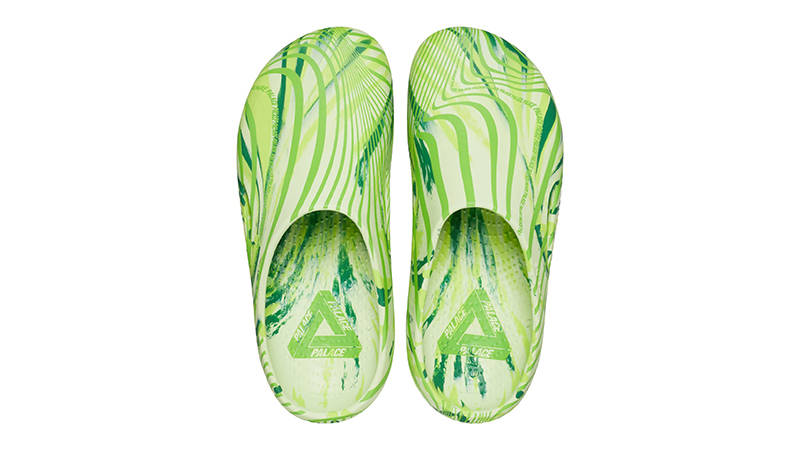 Palace Skateboards x Crocs Mellow Recovery Slide Green | Where To